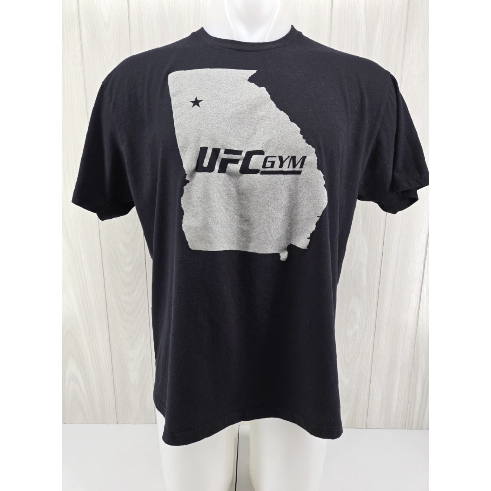 Next Level UFC Gym Perimeter Georgia T-Shirt Black Size XL Men Crew Neck Short Sleeve Logo Cotton Next Level Size US XL / EU 56 / 4 - 2 Thumbnail
