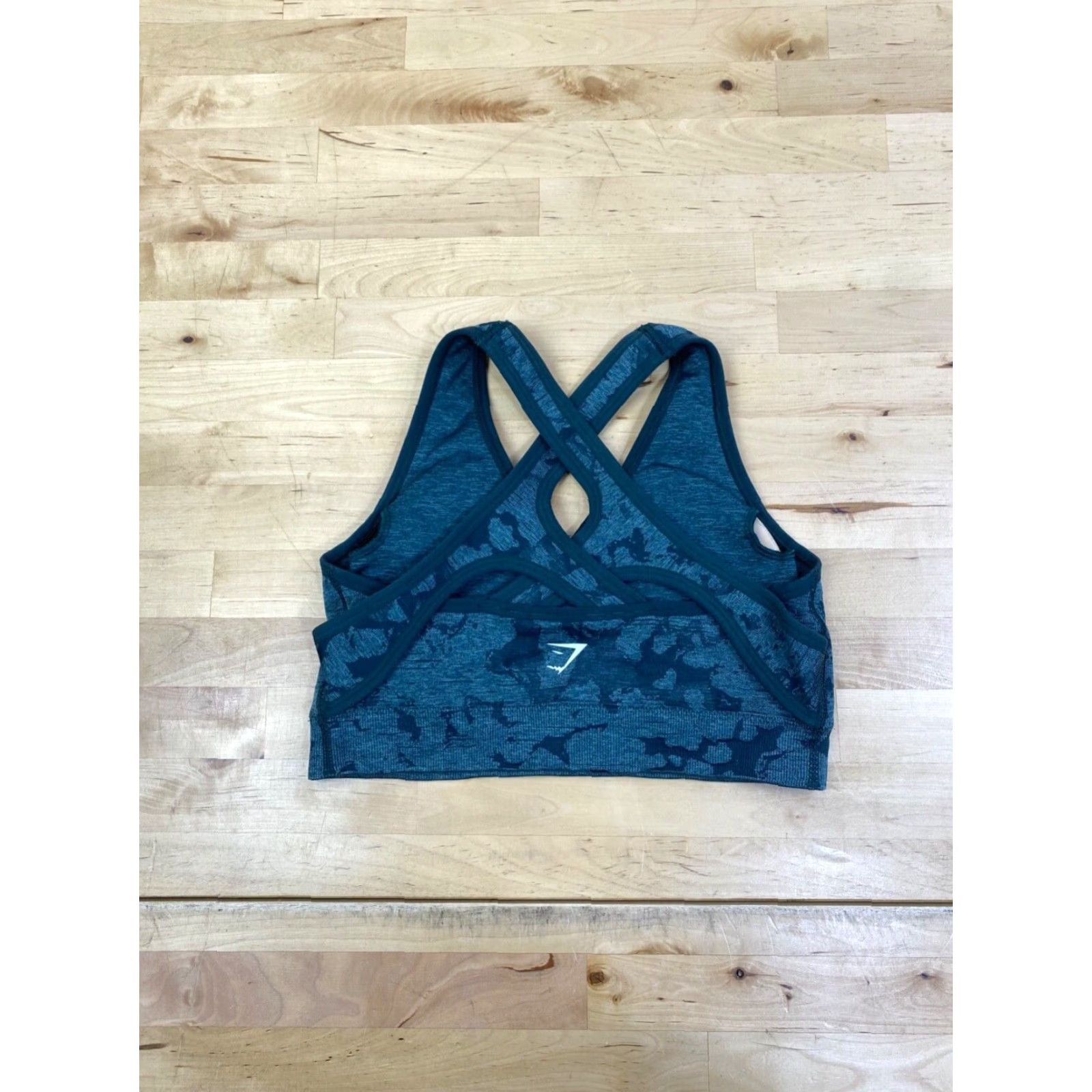 Gymshark GymShark Racerback Sports Bra Womens S Green Activewear Training 10961 Size ONE SIZE - 6 Thumbnail