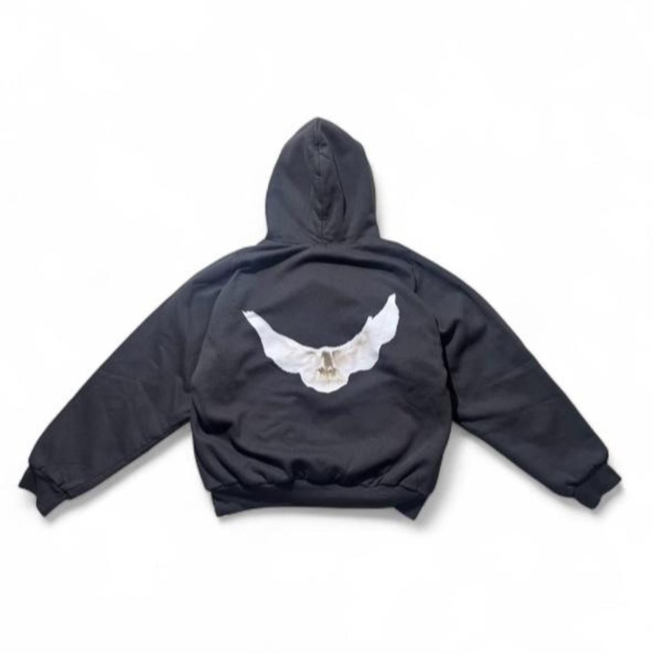 Balenciaga × Gap × Kanye West Yeezy Gap Logo Shrunken Black Hoodie