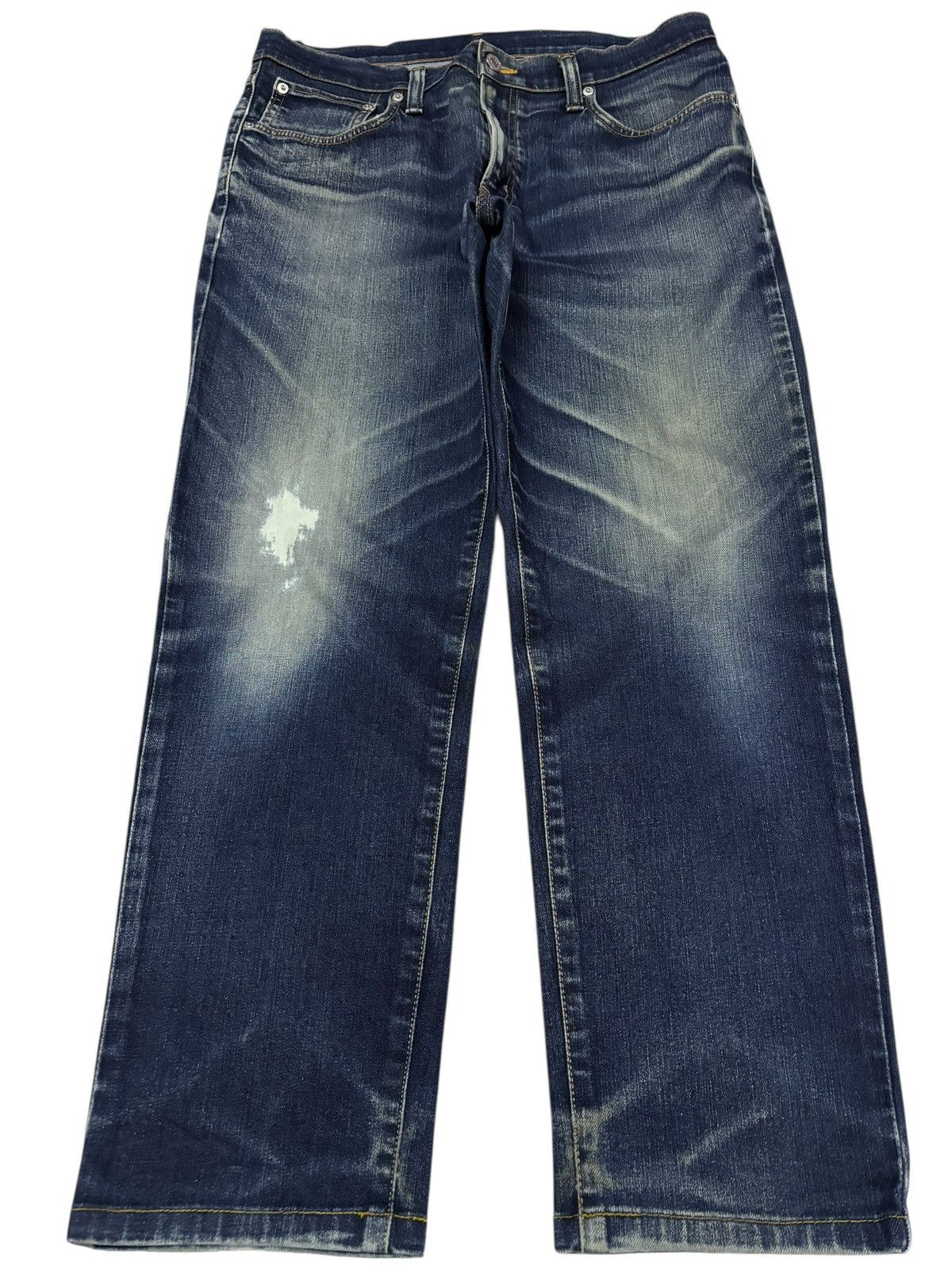 Edwin Vtg Edwin Japan 602 Distressed Jeans Size US 32 / EU 48 - 1 Thumbnail