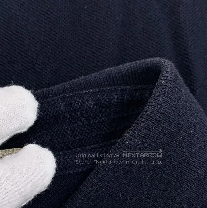 Burberry Burberry Men's Navy Cotton Polo T. Size US L / EU 52-54 / 3 - 8 Thumbnail