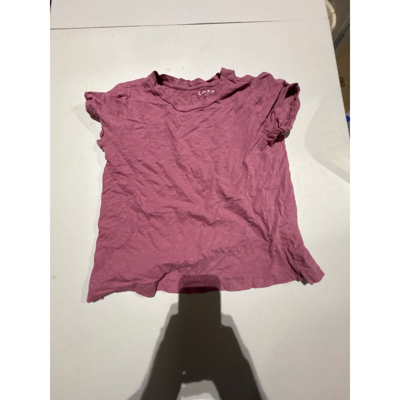 Loft LOFT Women’s Pink Short Sleeve T-Shirt Size Small Casual Size XXS / US 00 / IT 34 - 2 Thumbnail