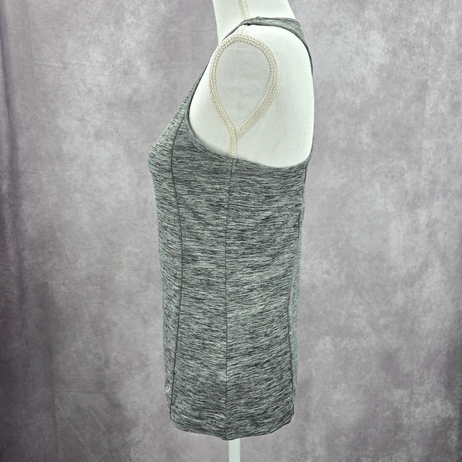Asics Asics Gray Heather Racerback Activewear Tank Top Small Size S / US 4 / IT 40 - 4 Thumbnail