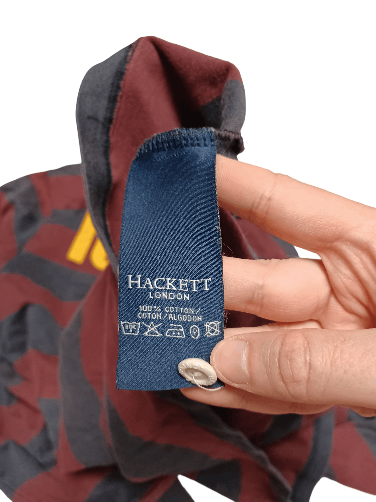 Hackett #10 FANTASTIC HACKETT EMBROIDERED RUGBY LONGSLEEVE POLO SHRT Size US L / EU 52-54 / 3 - 5 Thumbnail