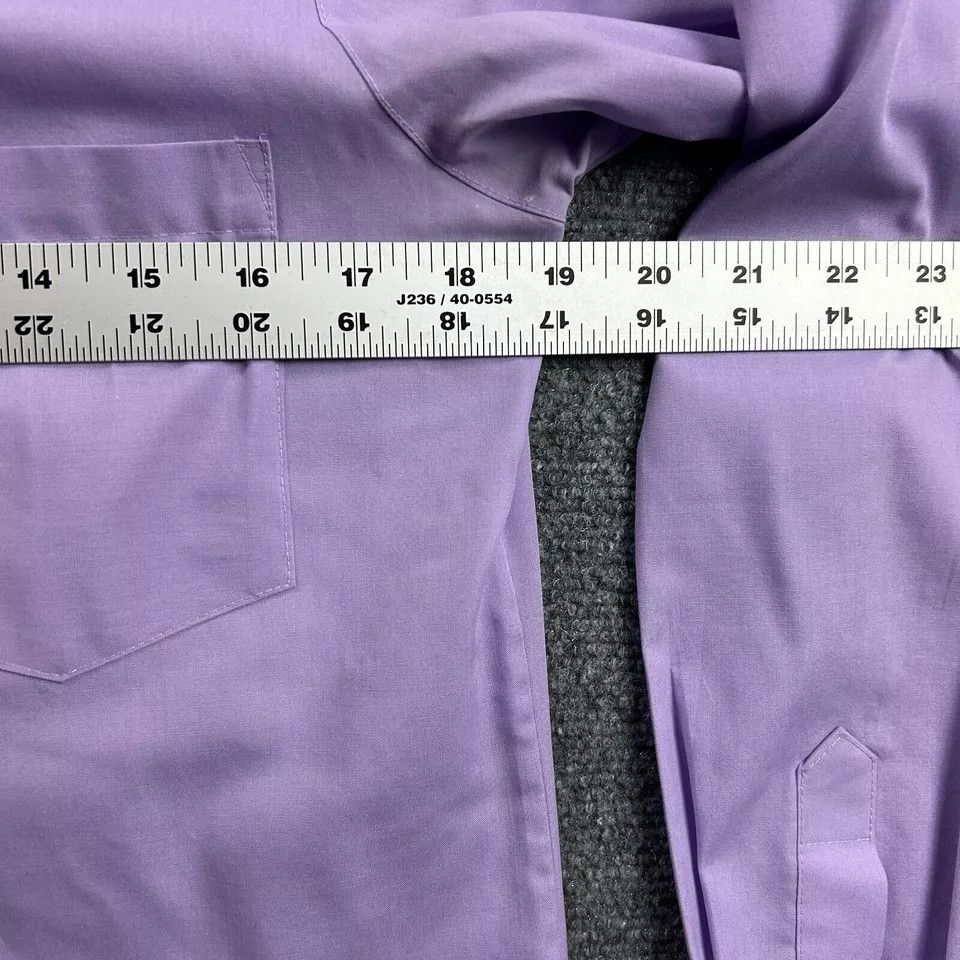 Other Foxcroft Top Womens 8P Light Purple Button Up Pocket Size M / US 6-8 / IT 42-44 - 4 Thumbnail