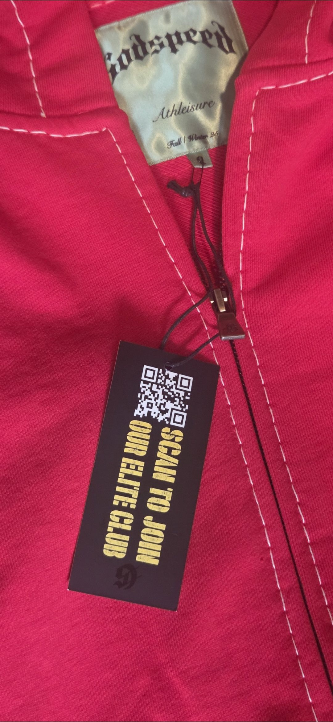 Godspeed Godspeed OG Logo Sweatsuit Stitched Red Size Large NWT Size US L / EU 52-54 / 3 - 6 Thumbnail