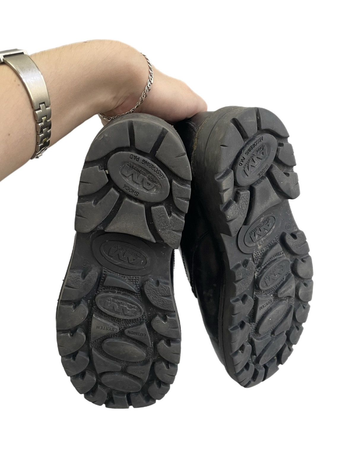 New Rock New Rock style leather shoes platform gothic vintage boots Size US 7.5 / EU 40-41 - 10 Thumbnail