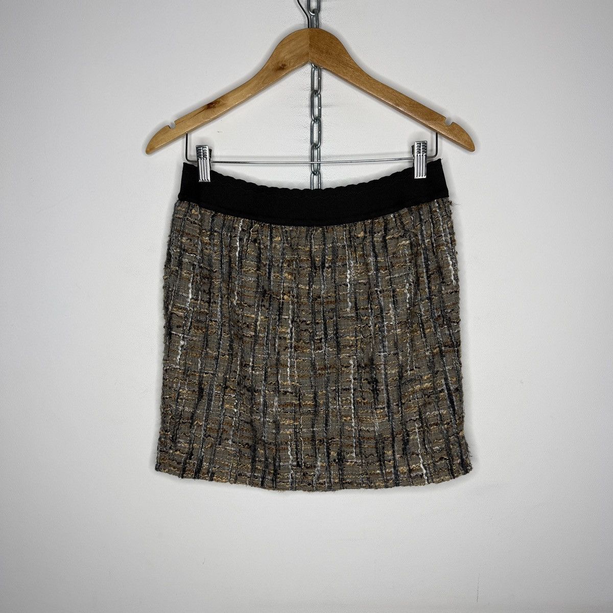 Dolce & Gabbana Dolce & Gabbana D&G Mini Skirt Wool Tweed Avant Garde Y2K Size 27" / US 4 / IT 40 - 1 Thumbnail