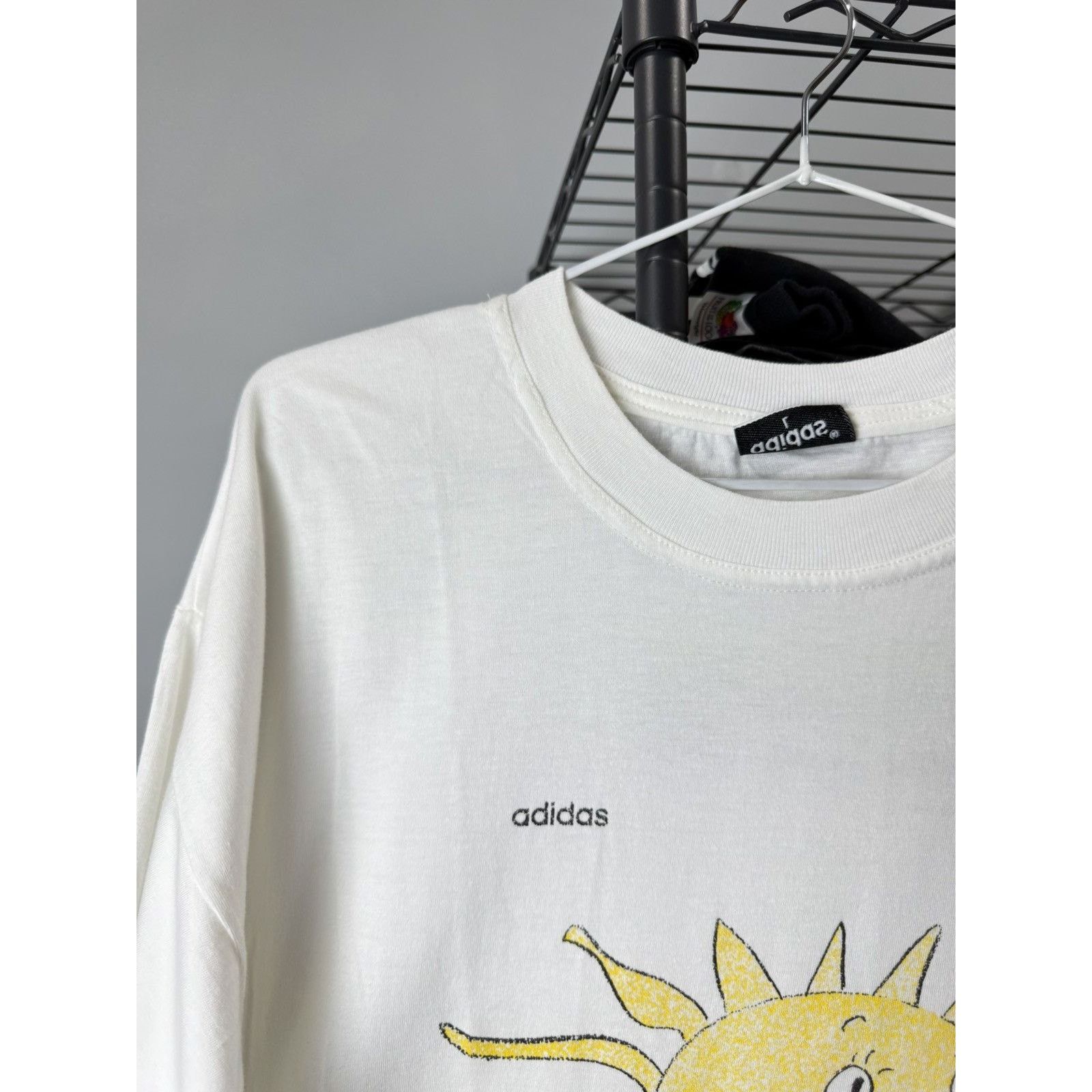 Adidas 💥Rare! Vintage 1995 Adidas Marathon T Shirt Retro Size US L / EU 52-54 / 3 - 3 Thumbnail