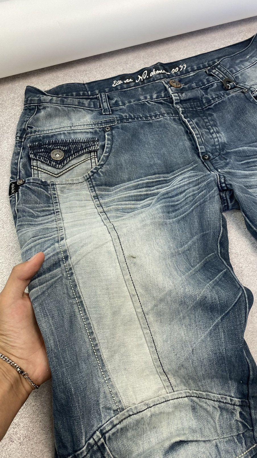 Other Jeans Dirty Pants faded crashed y2k distressed Size US 38 / EU 54 - 5 Thumbnail