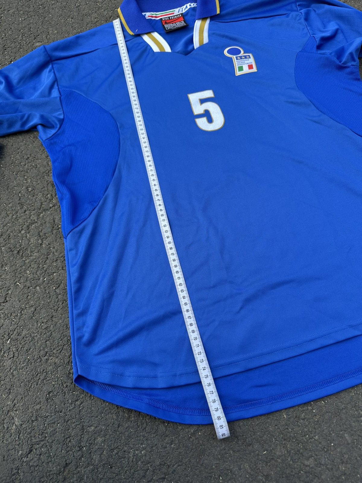 Vintage Vintage Jersey Nike Italy 96-97 #5 Alessandro Costacurta Size US XXL / EU 58 / 5 - 15 Thumbnail