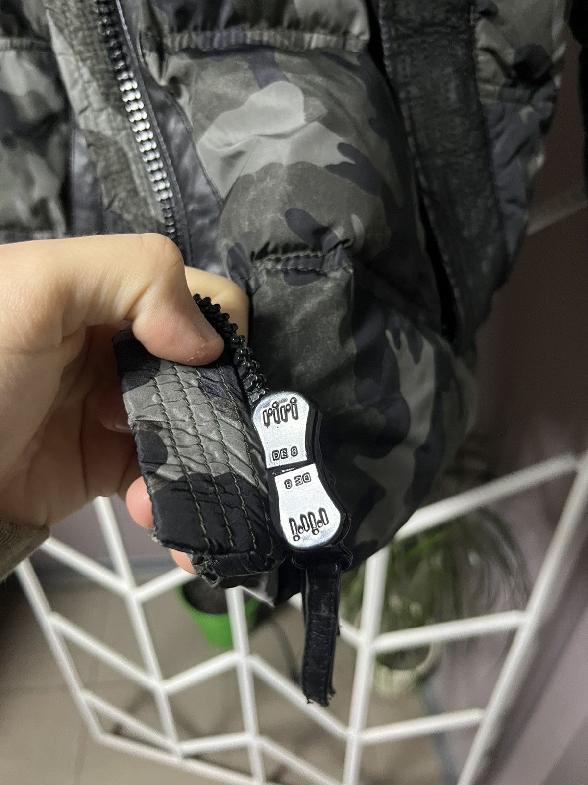 Duvetica Camo Duvetica Down Puffer Jacket with Leather Size US M / EU 48-50 / 2 - 5 Thumbnail