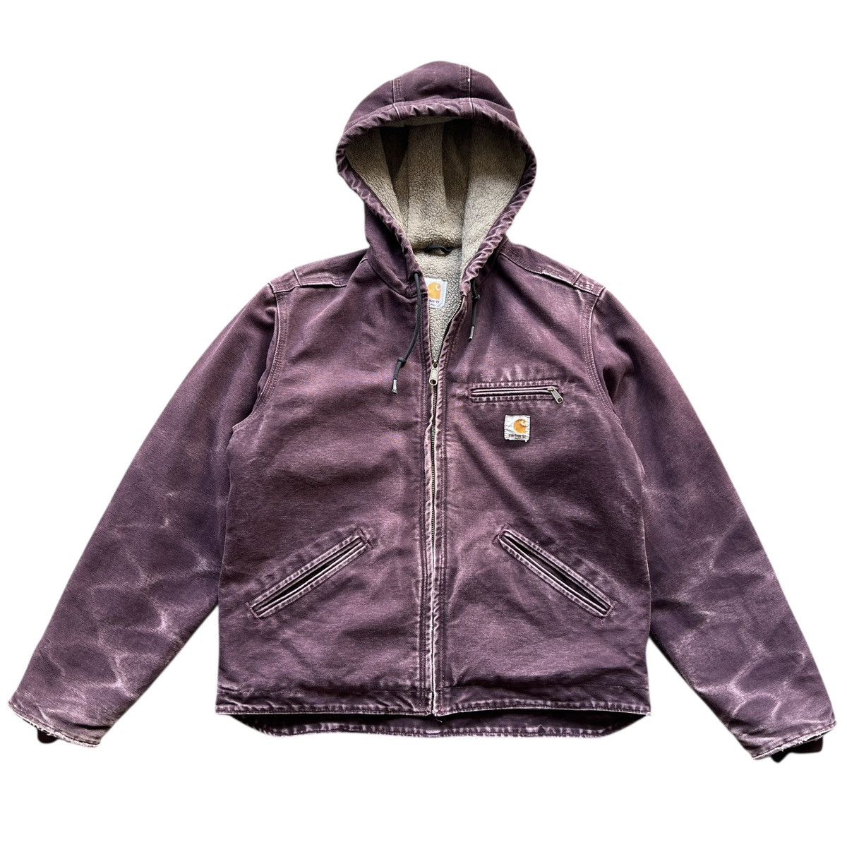 Carhartt Vintage Carhartt Sandstone Dyed Purple Jacket Size US S / EU 44-46 / 1 - 1 Thumbnail
