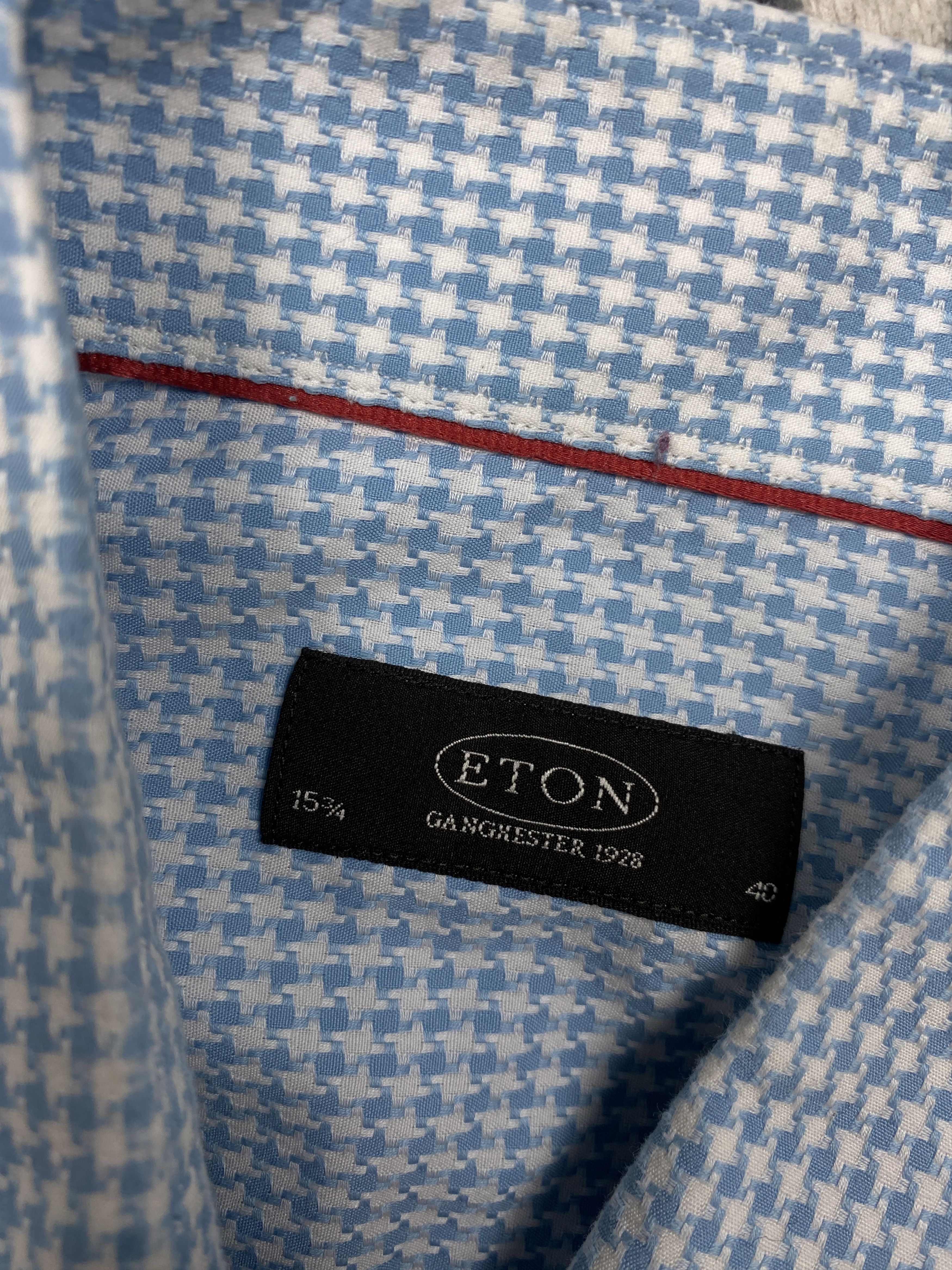 Eton × Vintage Eton Mens Long Sleeve Shirt Size US L / EU 52-54 / 3 - 4 Thumbnail