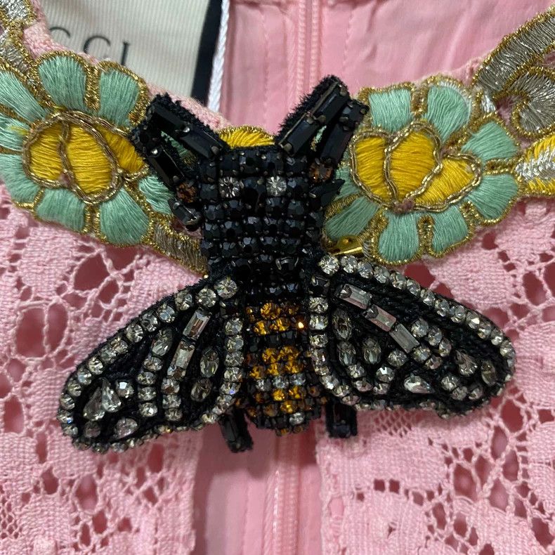 Gucci Floral lace bee dress 2506-Nextarrow - www.jerzyczajkowski.pl