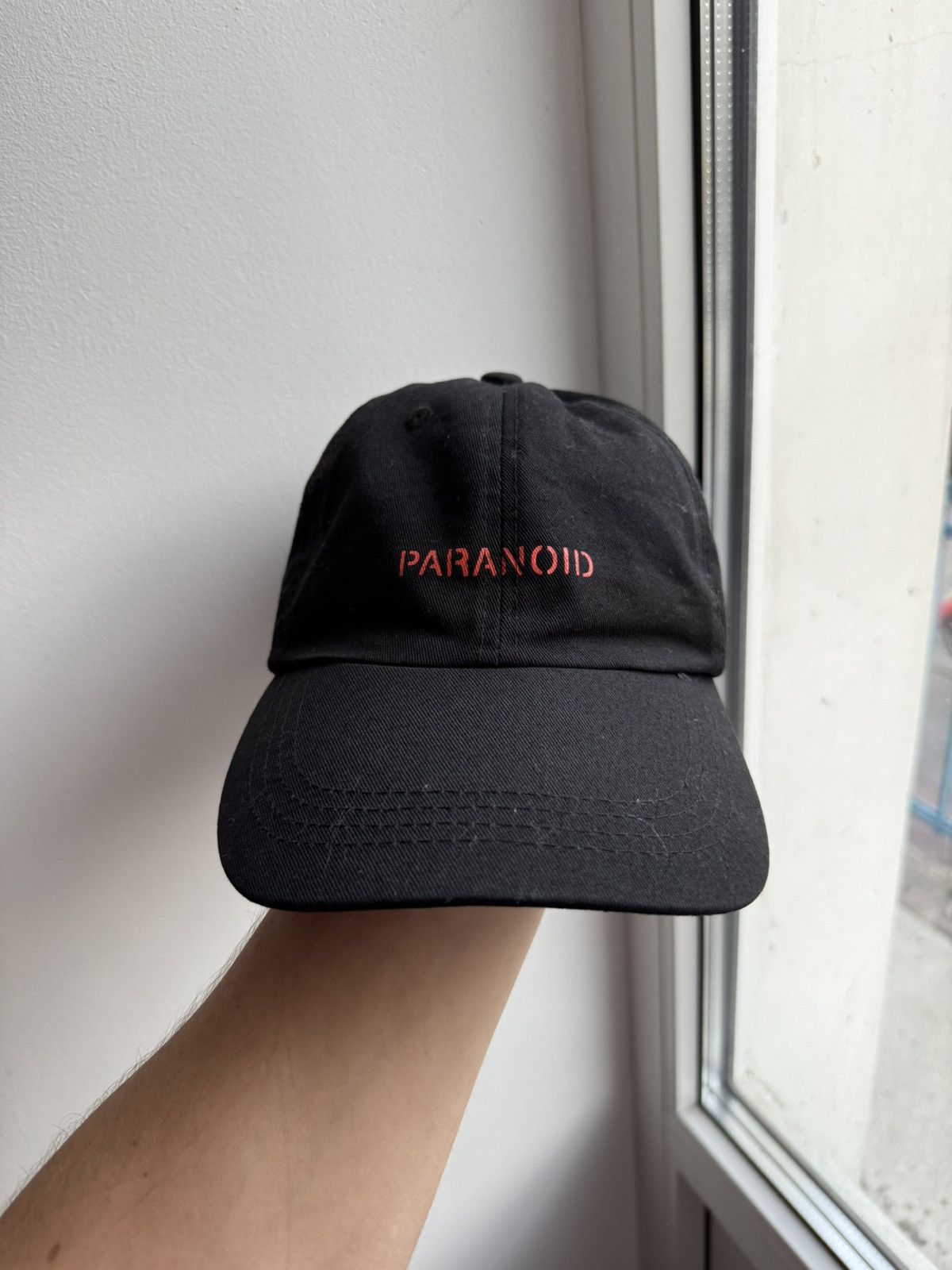 Anti Social Social Club × Undefeated ASSC × Undefeated Paranoid Black Cap Hat Size ONE SIZE - 2 Thumbnail