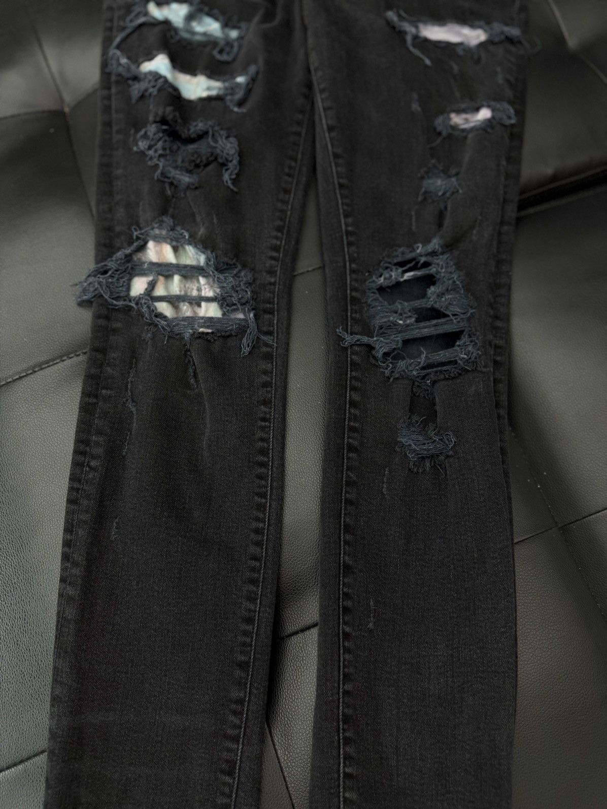 Amiri Amiri Jeans Black Colorful Patch Size 34 🧼 Size US 34 / EU 50 - 3 Thumbnail