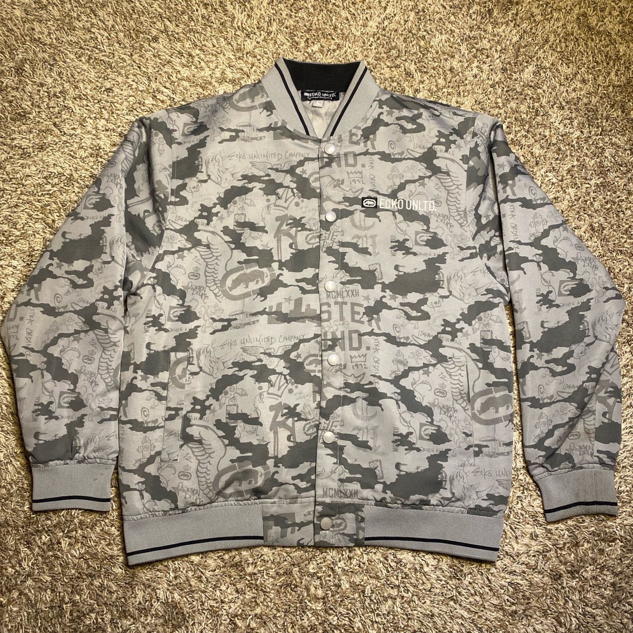 Ecko Unltd. × Vintage Y2k Echo Jacket Size US L / EU 52-54 / 3 - 1 Thumbnail