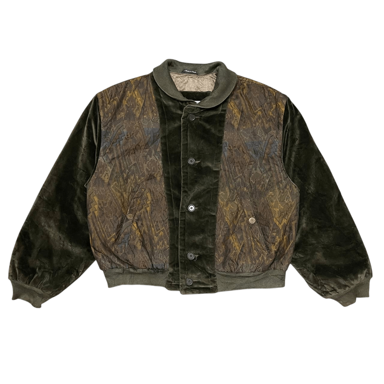 Vintage Example by Missoni Bomber Jacket Shawl Collar