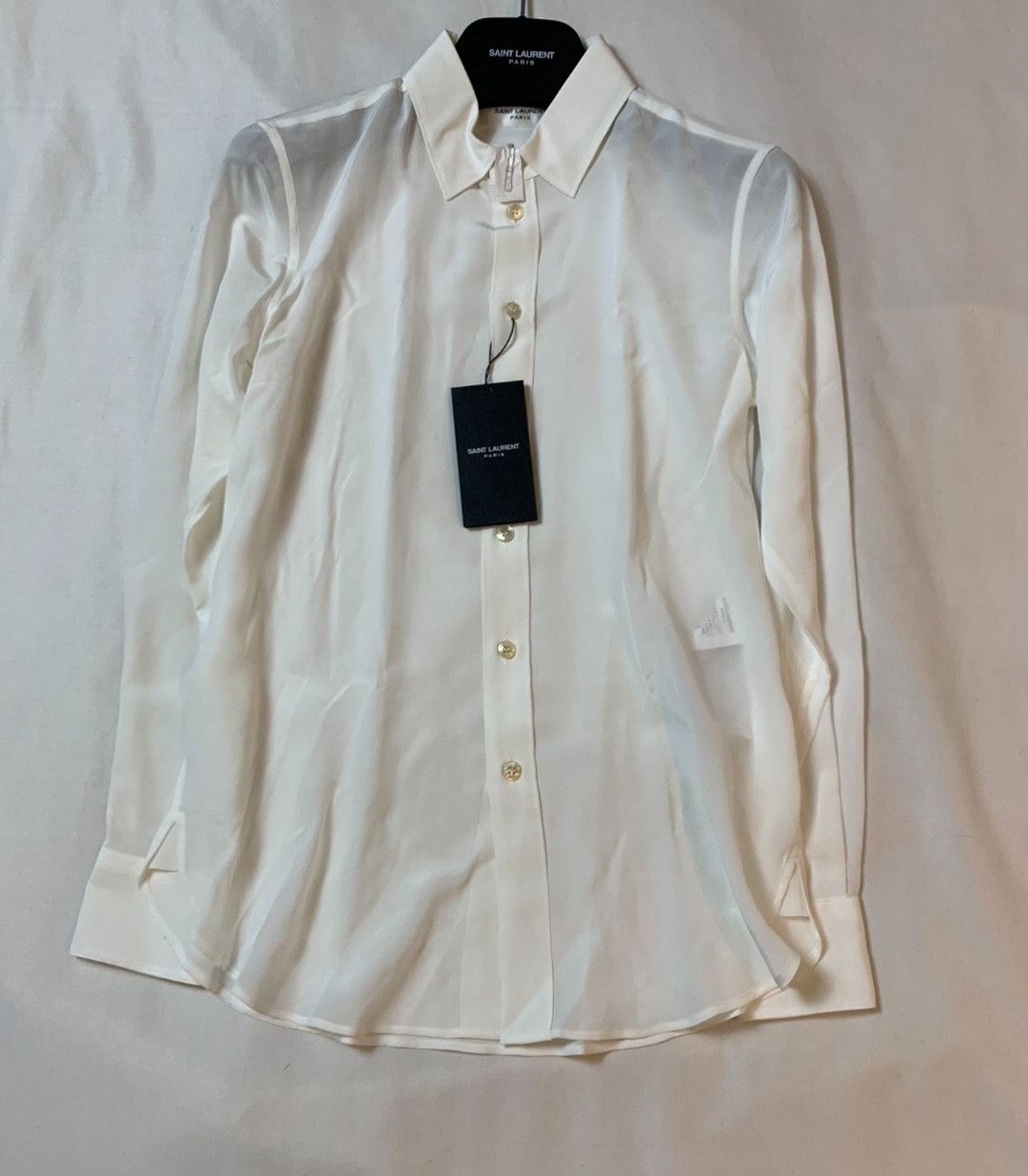 Saint Laurent Paris saint laurent Mulberry Silk Shirt Size US S / EU 44-46 / 1 - 1 Thumbnail