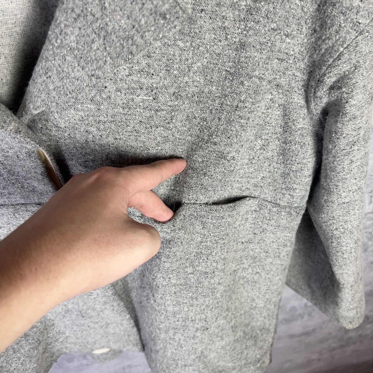 Other Toast Women’s Blazer Jacket Size 12 Gray Wool Long Sleeve’ Size XL / US 12-14 / IT 48-50 - 6 Thumbnail