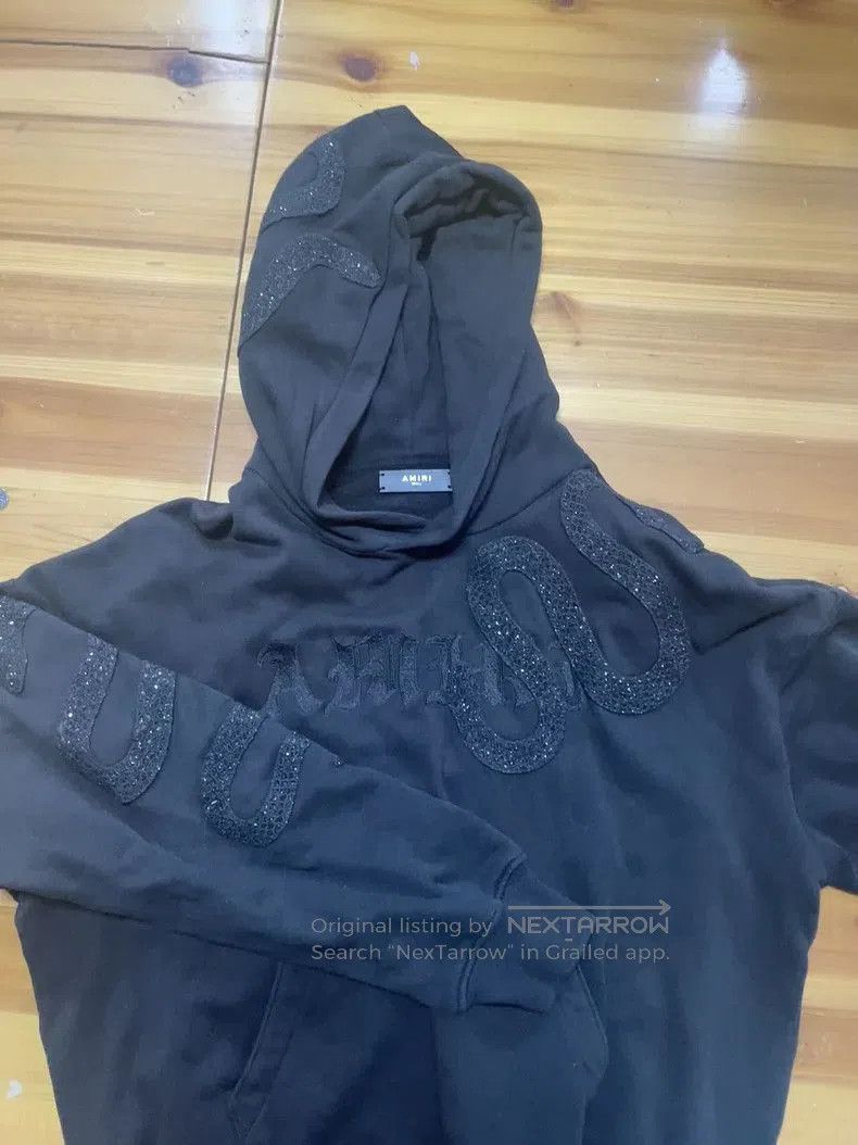 Amiri Amiri snake patterned glitter powder hoodie. Size US L / EU 52-54 / 3 - 1 Thumbnail