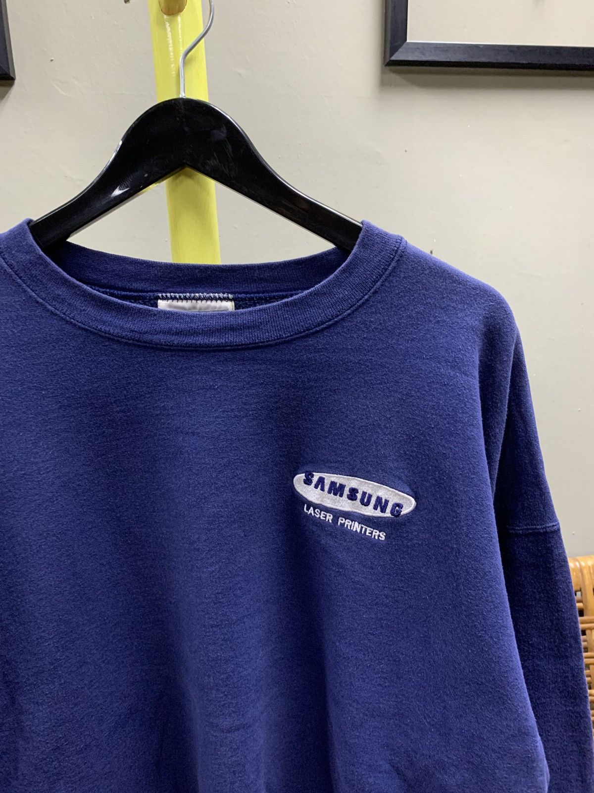 Samsung VINTAGE SAMSUNG LASER PRINTING EMBROIDERY SWEATSHIRT Size US XL / EU 56 / 4 - 2 Thumbnail