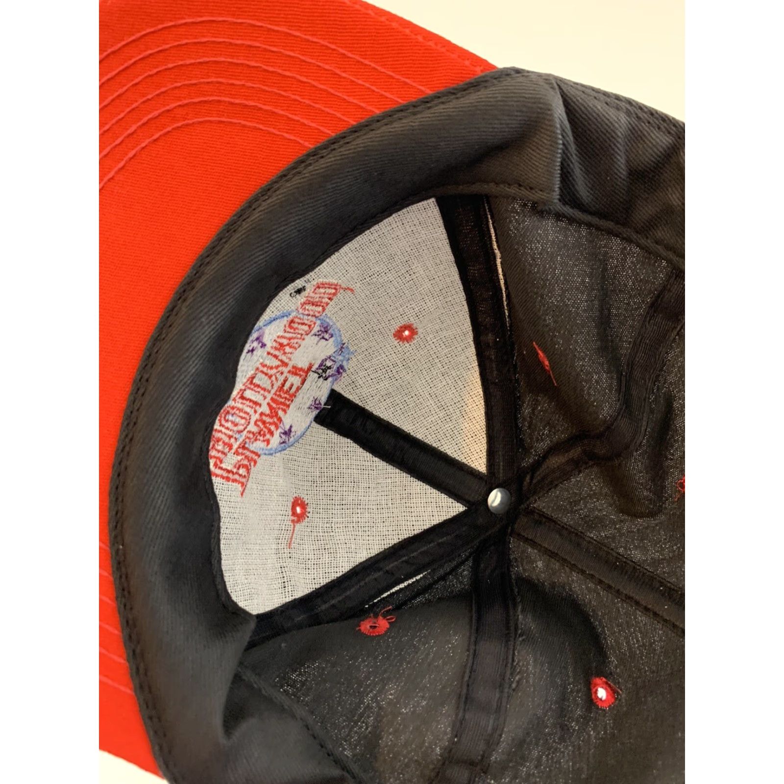 Planet Hollywood VTG Planet Hollywood Hat Snap Back Adjustable Black Red Men XS? Size ONE SIZE - 6 Thumbnail