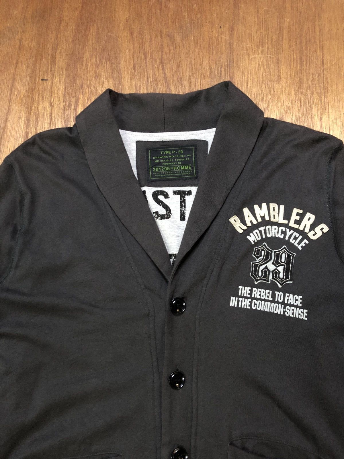 20471120 × Japanese Brand 291295 Homme Cardigan Size US M / EU 48-50 / 2 - 3 Thumbnail