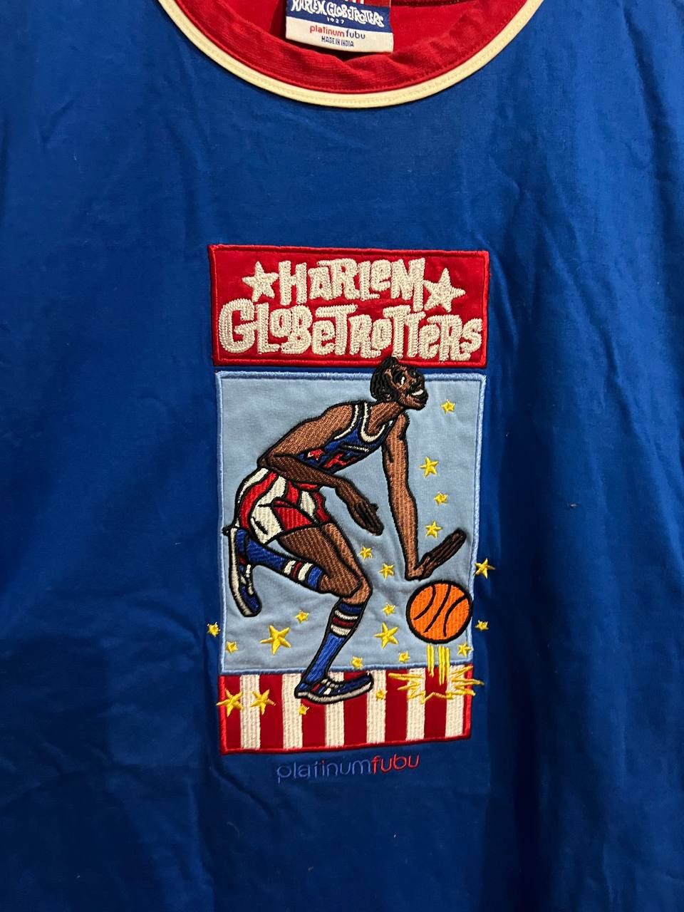 Fubu VINTAGE HARLEM GLOBETROTTERS BY FUBU BASKETBALL T SHIRT XL Size US XL / EU 56 / 4 - 4 Thumbnail
