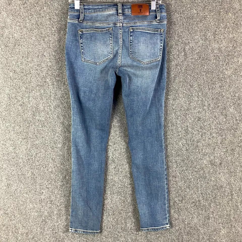 Frye Frye Jeans Women's Size 4 Skinny Denim Stretch Blue Mid Rise Size 27" / US 4 / IT 40 - 7 Thumbnail