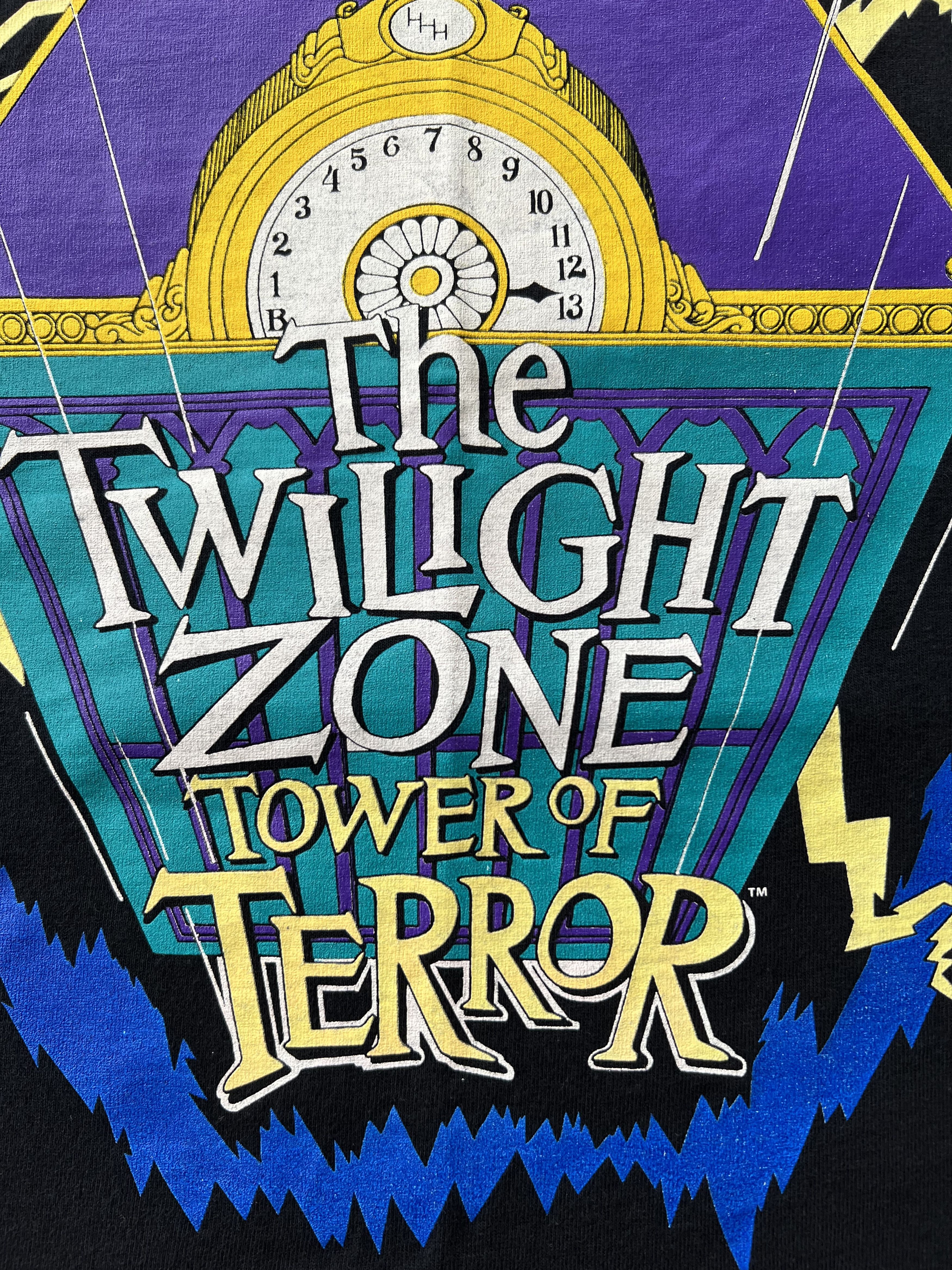 Disney Vintage 90s Disney Tower of Terror Twilight Zone T-shirt Size US M / EU 48-50 / 2 - 4 Thumbnail