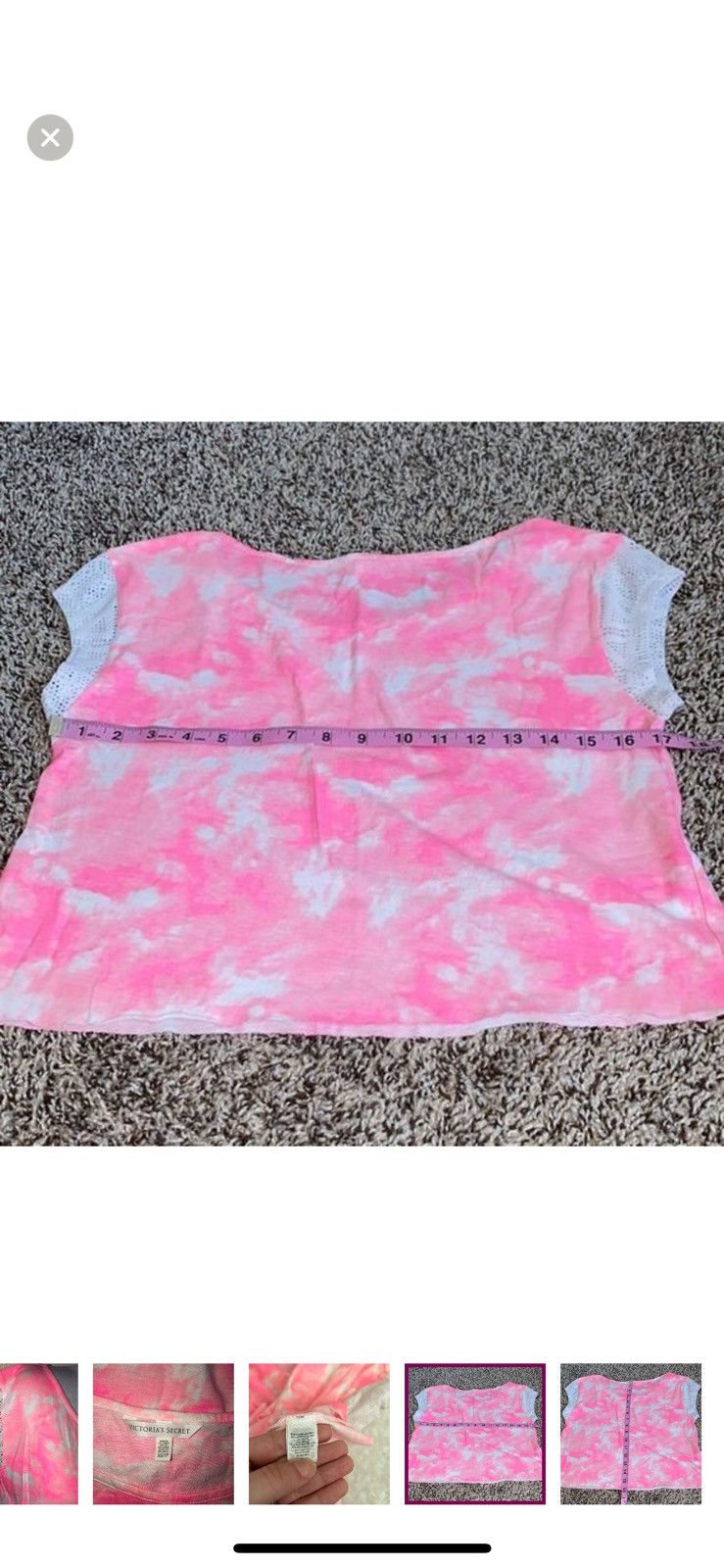 Victoria's Secret Victoria’s Secret XS tie dye crop top Size XS / US 0-2 / IT 36-38 - 5 Thumbnail