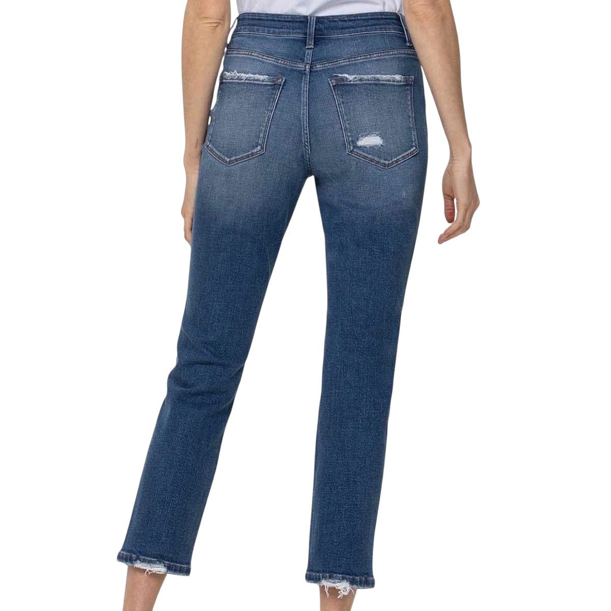 Other Flying Monkey high rise distressed boyfriend jeans Size 26" / US 2 / IT 38 - 2 Thumbnail