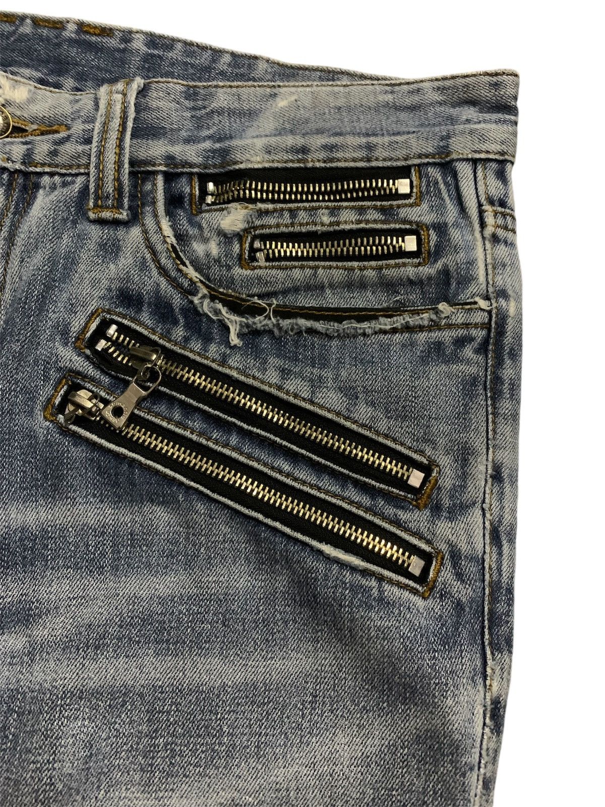 semanticdesign 💥Semantic Design Zip Destroy Denim Size US 34 / EU 50 - 6 Thumbnail