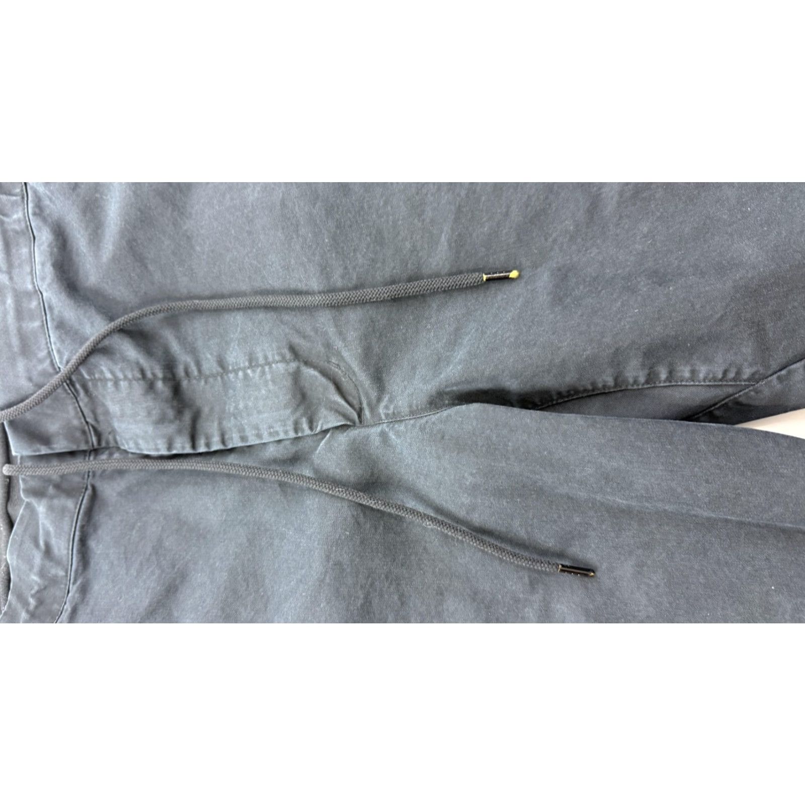 Nike Nike Pants Mens 36 Chino Relaxed Fit Drawstring Pocket Zip Black Twill 61% Cotton 39% Polyester Nike Swoosh Logo Casual Athletic Size US 36 / EU 52 - 4 Thumbnail