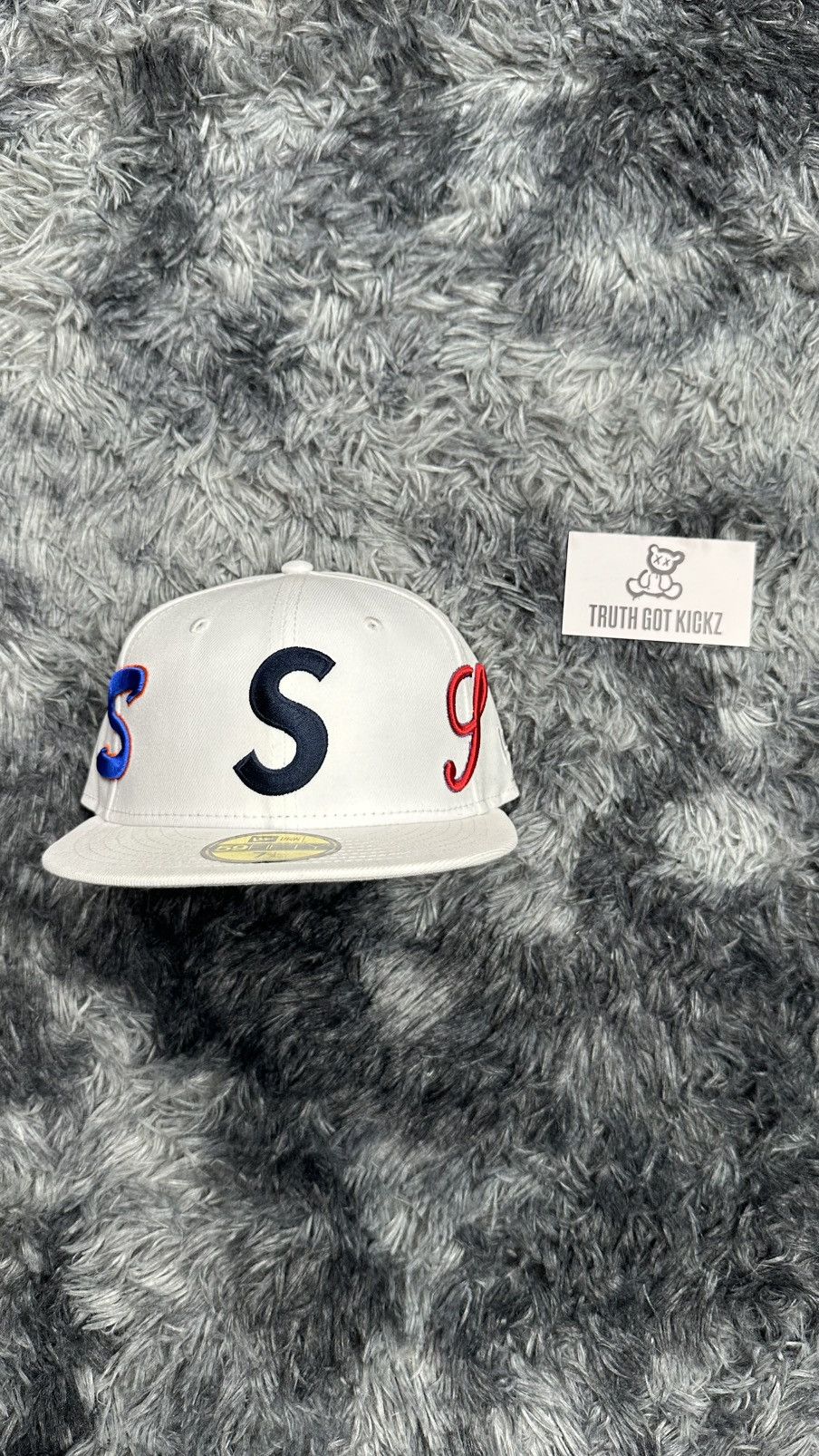 Streetwear × Supreme × Vintage 7 1/4 Supreme Multi S Logo