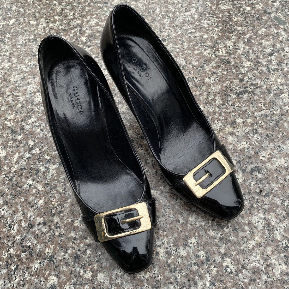 Gucci Vintage Gucci patent leather shoes Size US 7 / IT 37 - 1 Thumbnail