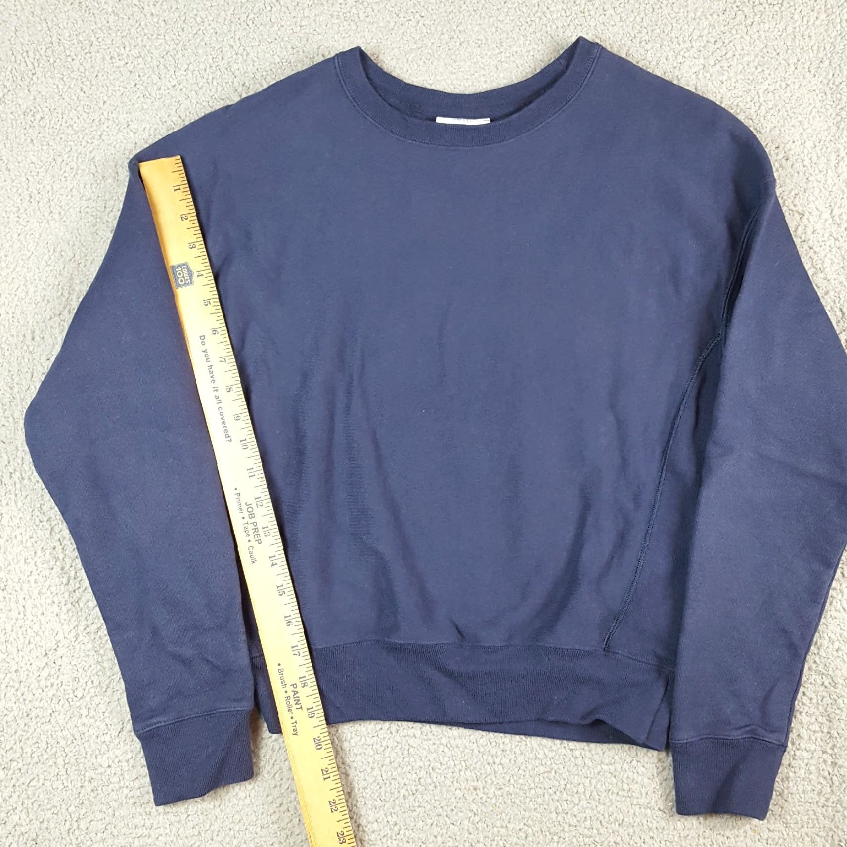 Champion VINTAGE Y2K Champion Reverse Weave Navy Pullover Crewneck Sweatshirt S Mens VTG Size US S / EU 44-46 / 1 - 6 Thumbnail