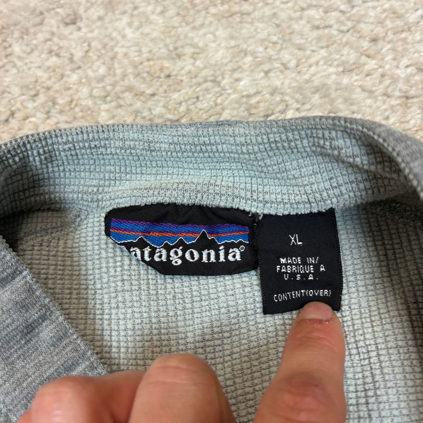 Patagonia Vintage 90s Patagonia Regulator Quarter Zip Sweatshirt XL Size US XL / EU 56 / 4 - 5 Thumbnail