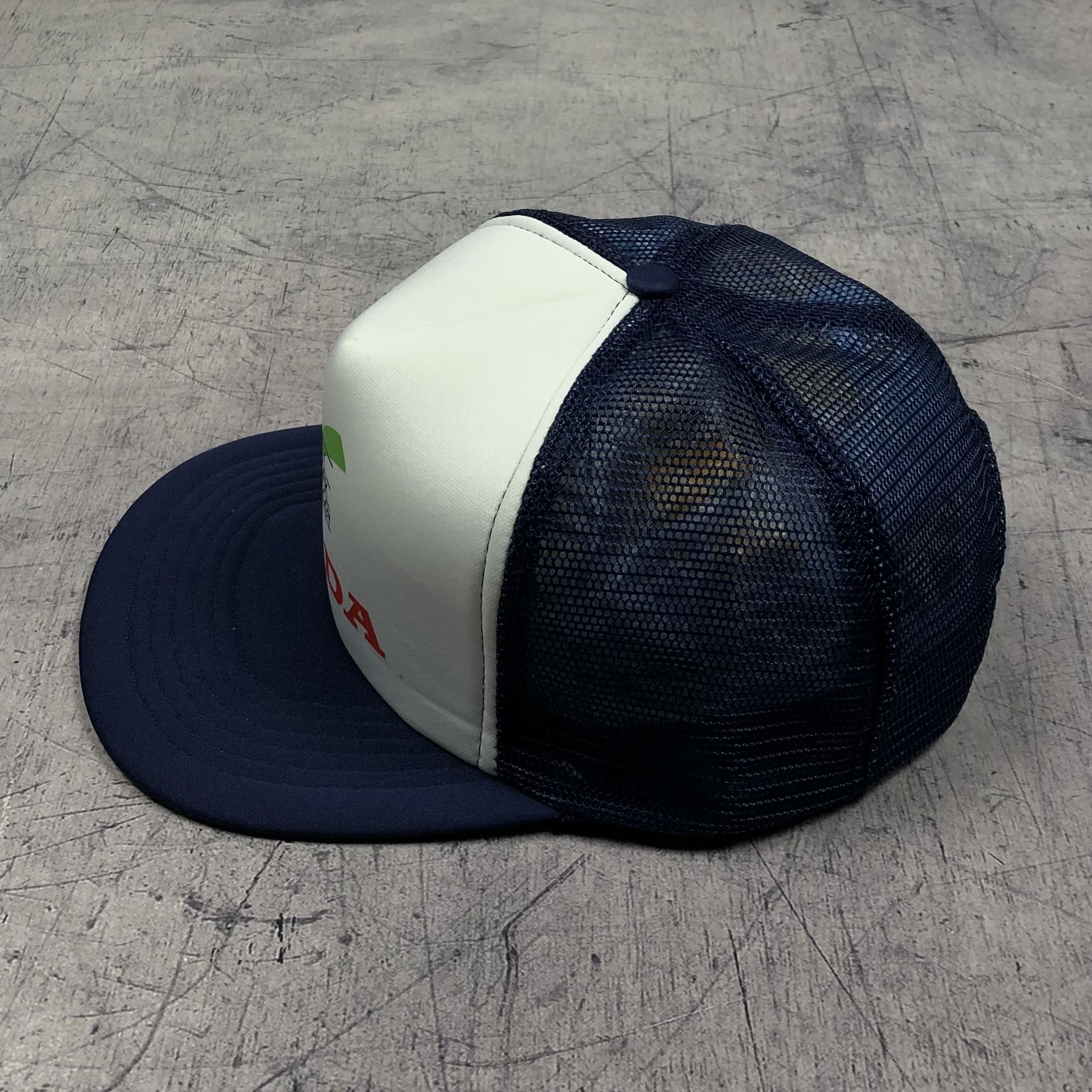 Honda Vintage 90s Honda Trucker Cap Quality Teamwork Technology Size ONE SIZE - 4 Thumbnail