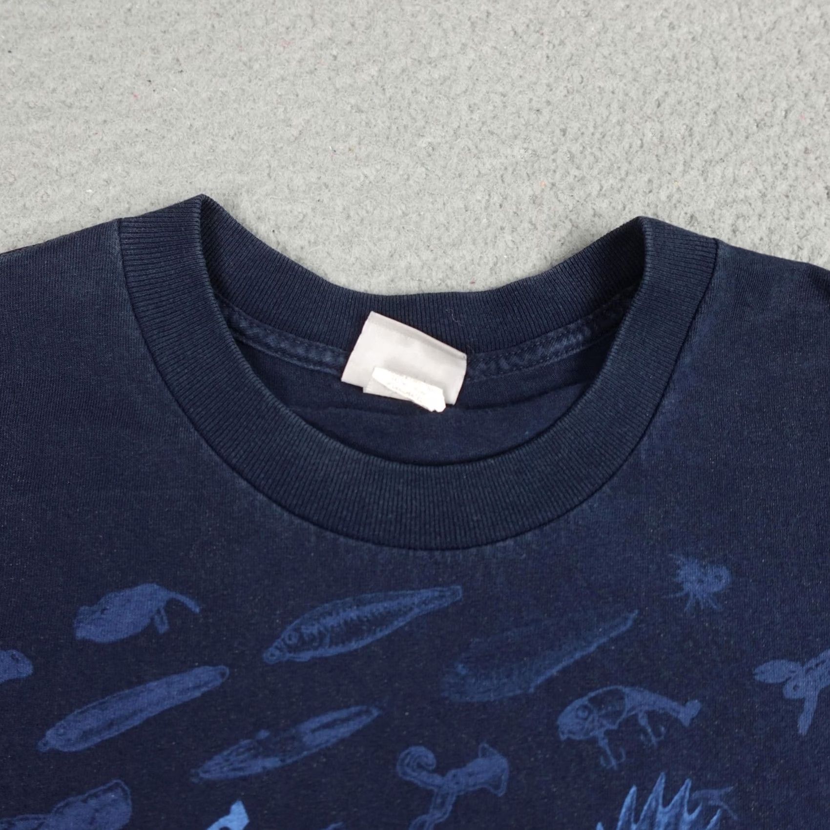 Vintage VINTAGE National Heritage Bass Fishing Shirt Mens XL Blue Graphic Tee 2000s Size US XL / EU 56 / 4 - 5 Thumbnail