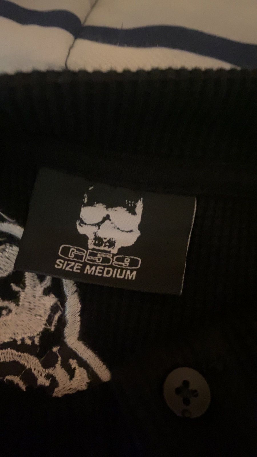 G59 Records $uicideboys long sleeve merch patched henley Size US M / EU 48-50 / 2 - 3 Thumbnail