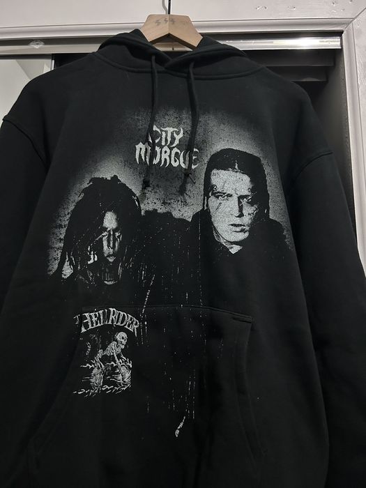 City Morgue City Morgue x Revolver Magazine Hoodie | Grailed