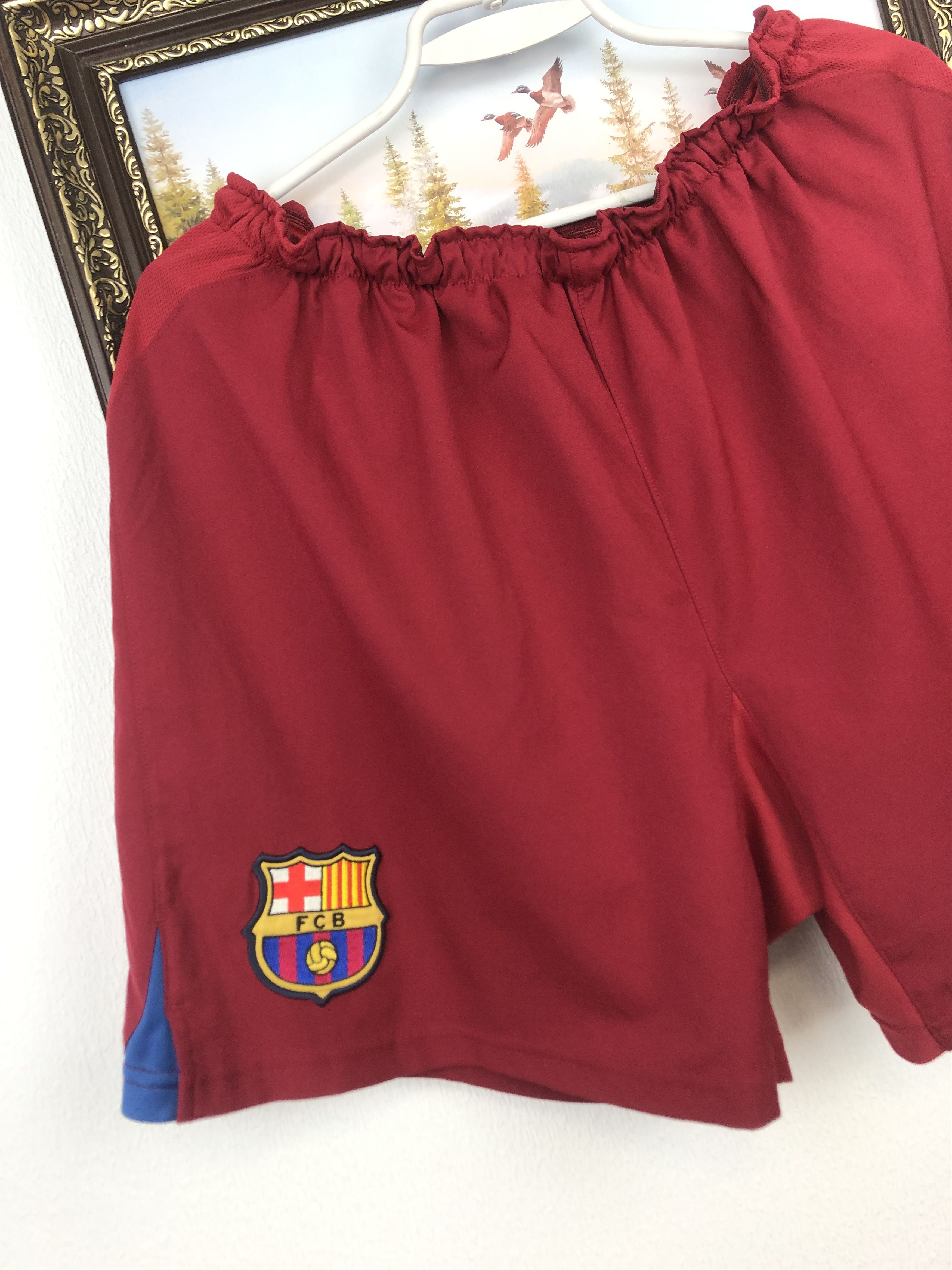 Nike Vintage Nike Barcelona Football Shorts Mens Soccer XL Size US 36 / EU 52 - 3 Thumbnail