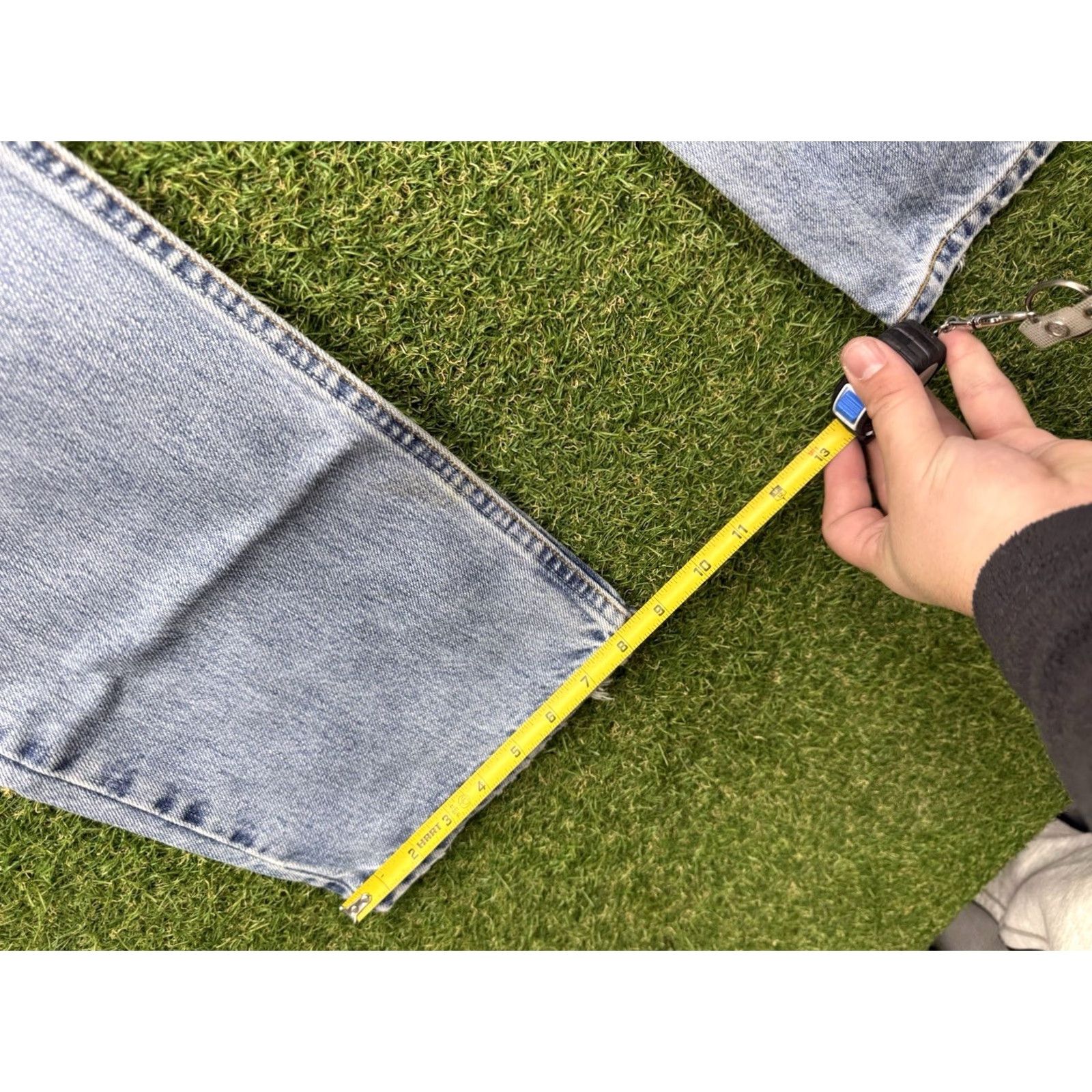 Levi's Levi's 505 Jeans Mens 34x30 Regular Straight Light Wash Denim Casual Vintage 90s Modern Mens Jeans Size US 34 / EU 50 - 7 Thumbnail
