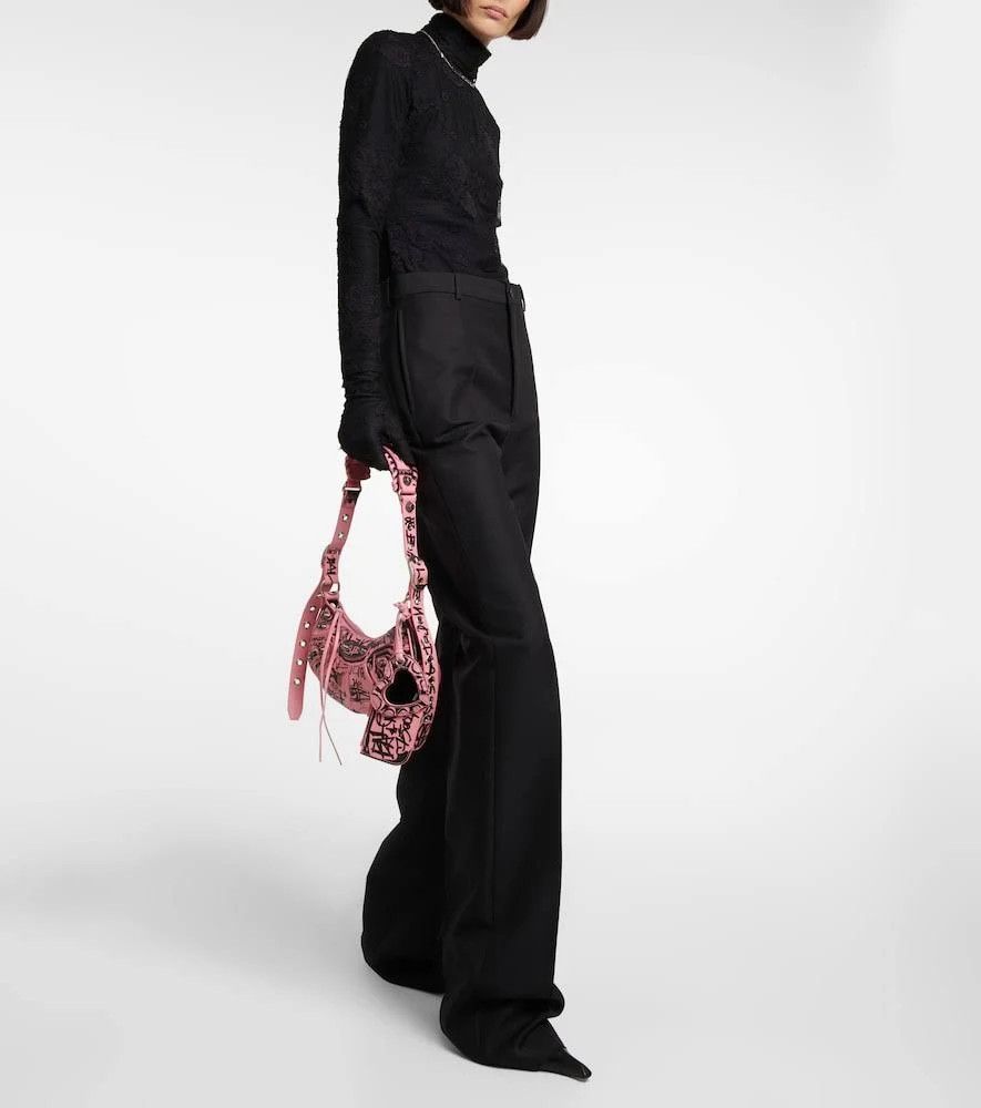 Balenciaga o1mt1gz0724 Size: OS / Cagole XS Shoulder Bag in Pink/Black Size ONE SIZE - 2 Thumbnail