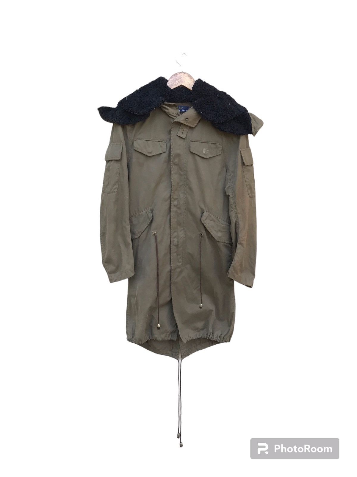 Fred Perry VINTAGE FRED PERRY CASUAL PARKA JACKET HOODIE Size M / US 6-8 / IT 42-44 - 1 Thumbnail