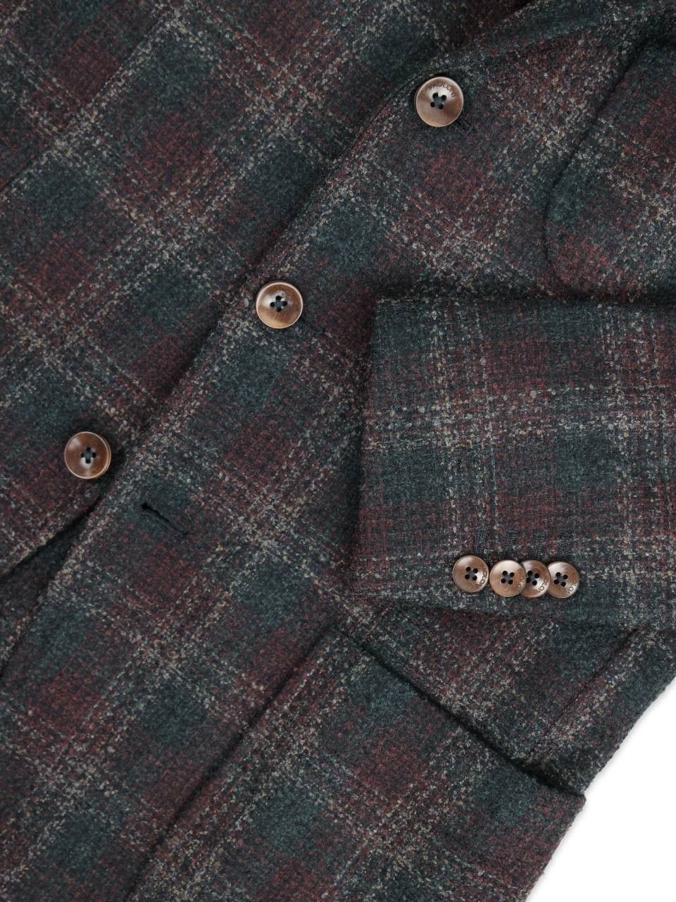 Paoloni PAOLONI Plaid woolen jacket Size 48R - 6 Thumbnail