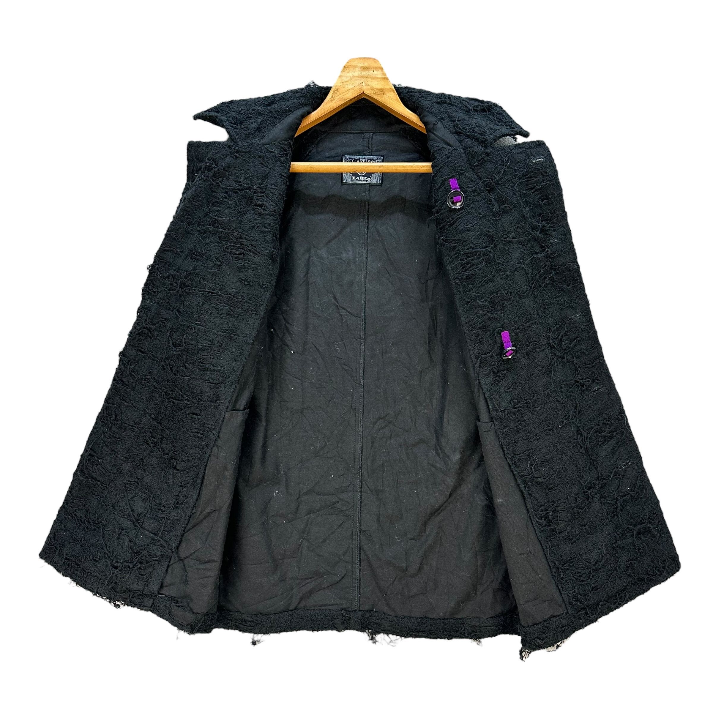 Hex Antistyle HEX ANTISTYLE Distressed Deconstructed Jacket #A77-1872 Size US L / EU 52-54 / 3 - 6 Thumbnail